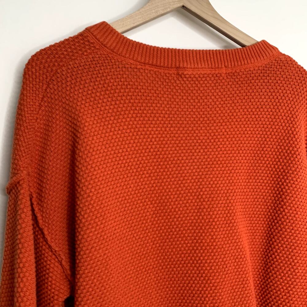 Free People Ribbed Knit Two-Piece Set in Rust - Picture 9 of 16